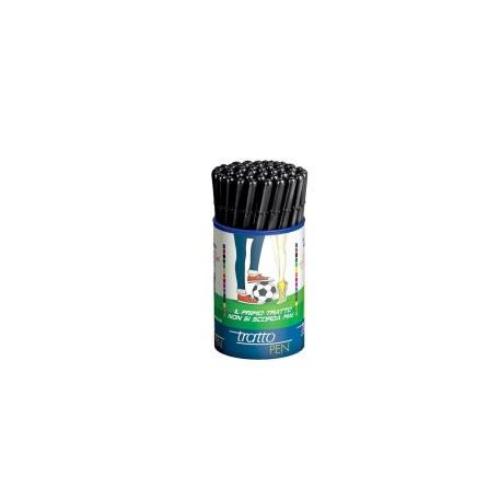 Tratto PEN Black Felt-Tip Pens (Black, 0.5 mm, Water-based ink, 50 Pieces