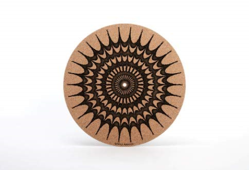 Simply Analog Cork Turntable Platter Mat (Iris Printed)