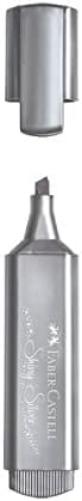 Faber-Castell Metallic Textliner - Shiny Silver