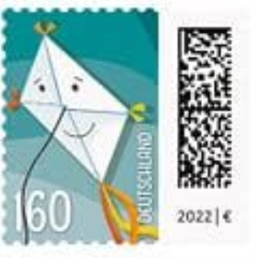 10 Deutsche Post Stamp "Briefdrachen"