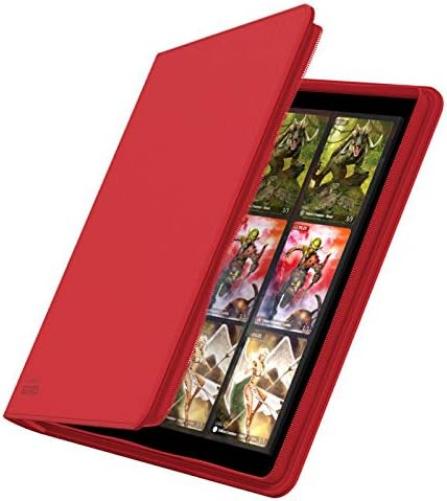 Ultimate Guard 12-Pocket QuadRow XenoSkin ZipFolio (Red