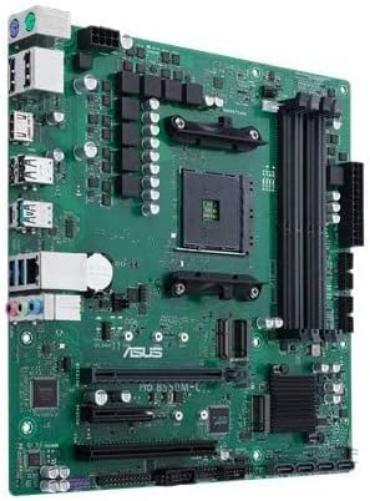 ASUS PRO B550M-C/CSM Business Motherboard Socket AM4 (AMD B550, Ryzen AM4, Micro-ATX, 2x M.2, PCIe 4.0, 1Gbit/s Ethernet, USB 3.2 Gen 2 Type C)