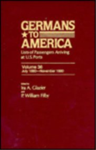 Germans to America, July 1, 1880-Nov. 29, 1880