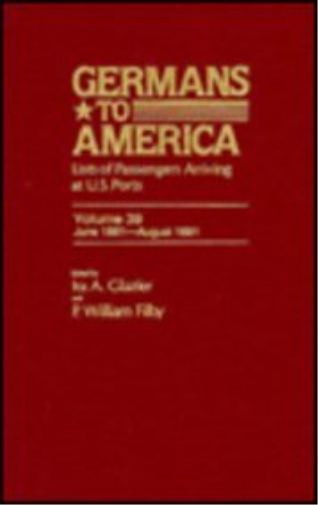 Germans to America, June 1, 1881-Aug. 6, 1881