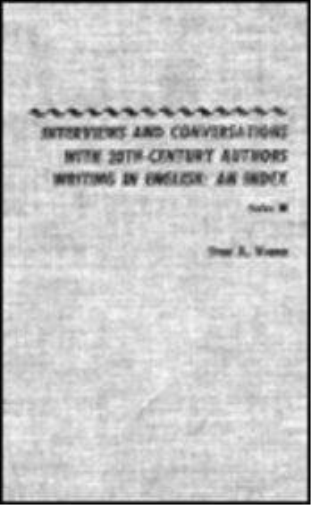 Interviews and Conversations with 20th-Century Authors Writing in English