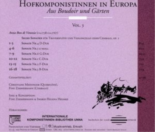 Hofkomponistinnen In Europa
