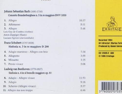 Bach/Beethoven/Schubert