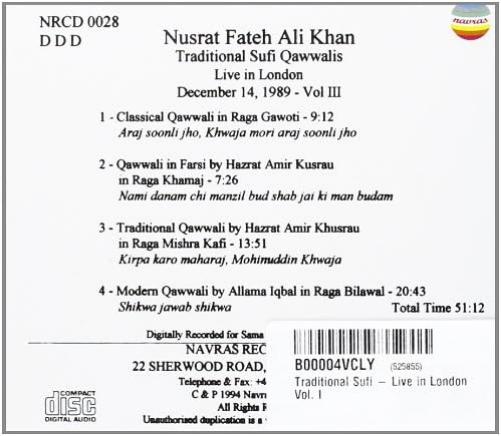 Traditional Sufi - Live in London Vol. I