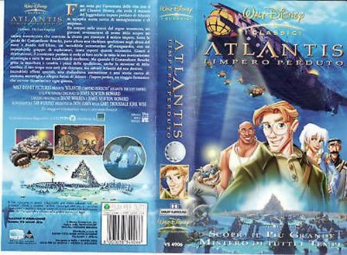 Vhs ATLANTIS-IMPERO PERDUTO (L') (Cart.Anim.