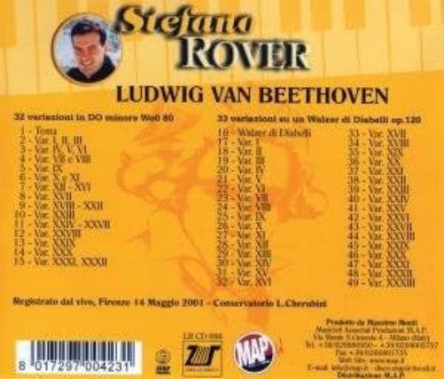 Variazione WoO 80 n.1 > n.32 op 34 su tema origina Variazioni su un valzer di Diabelli n.1 > n.33 op
