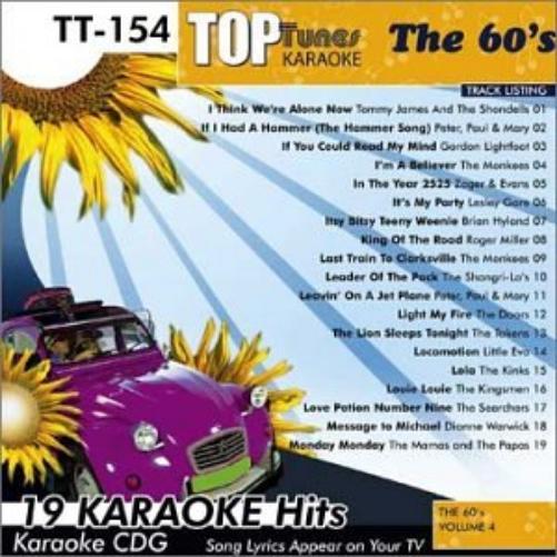 Top Tunes Karaoke CDG 60's Vol. 4 TT-154 (US Import)