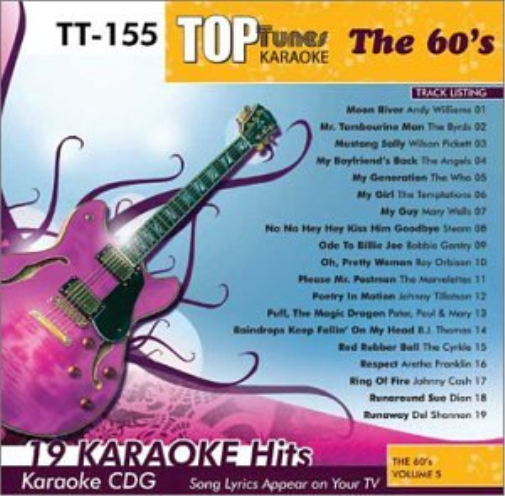Top Tunes CDG 60's Vol. 5 TT-155
