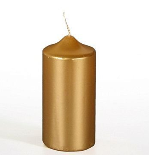 PAPSTAR Kerze gold