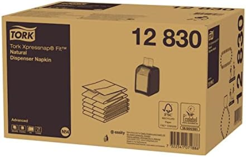 720 TORK Servietten Xpressnap Fit® natur 2 8,3 x10