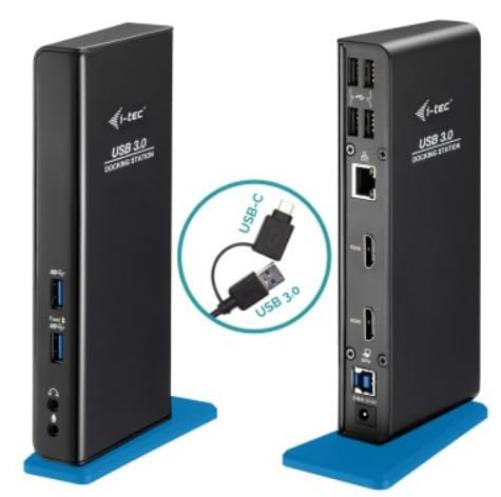 USB 3.0/USB-C/TB 3 PRO DUAL 4K DISPLAY DOCKING STATION GEN2 PD