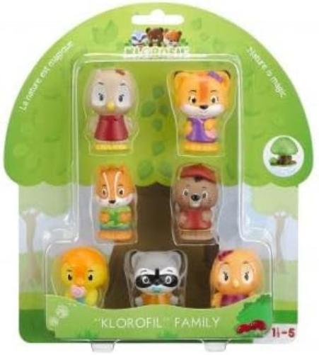 Klorofil Set van 7 figuren om te verzamelen, 5 stuks