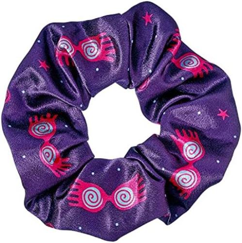 The Carat Shop Official Harry Potter Luna Lovegood Navy & Pink Hair Scrunchie