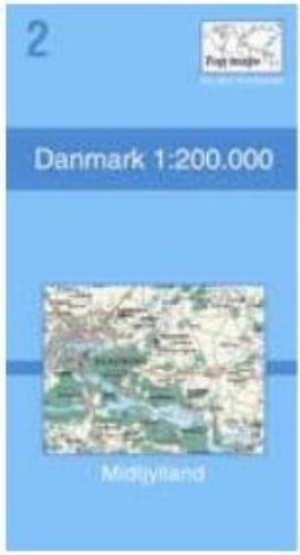 Denmark 2: Central Jutland 1:200,000 Midtjylland