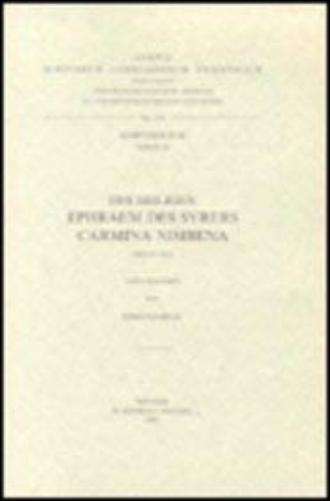 Des heiligen Ephraem des Syrers Carmina Nisibena, I