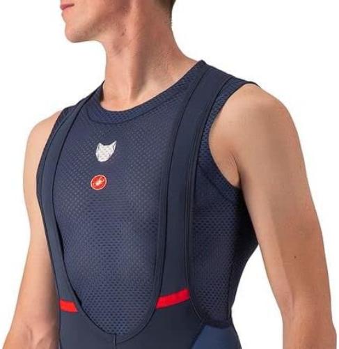 CASTELLI Competizione Bibs. Short cycling dungarees Homme (lot de 1) L Bleu Belge
