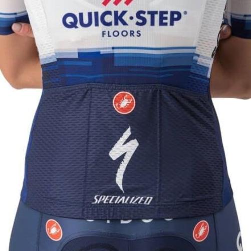 Castelli Soudal Quick-Step Competizione 2 Women`s Jersey Dark Blue/White / S (S)