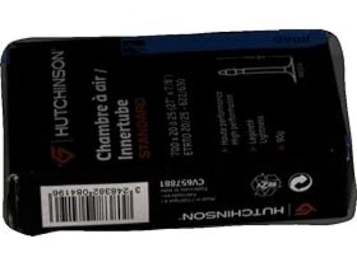 HUTCHINSON - Cámara de Aire - Estándar - Innertube - Resistencia y Antipinchazo - Bicicleta de Carretera - Válvula Presta - Espesor 0,9 mm - 48 MM