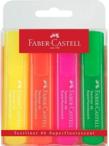 Faber-Castell Wallet of 4 ICE Texdtliners