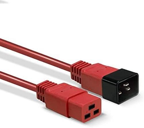 LINDY 30124 2m IEC C19 to C20 Extension Cable