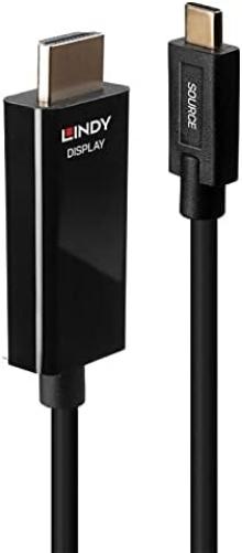 LINDY 5m USB Type C to HDMI 4K60 Adapter Cable with HDR