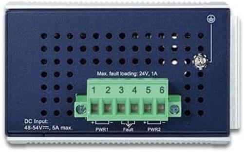 Planet IP30 Industrial 4-Port 10/100/1000T 95W 802.3bt PoE , W125796063 (10/100/1000T 95W 802.3bt PoE + 2-Port 10/100/1000T IP30 Industrial 4-Port, Unmanaged, Gigabit Ethernet)