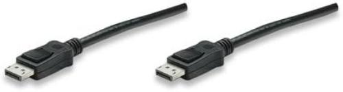 Techly DisplayPort 1.2, Audio/Video Kabel, schwarz