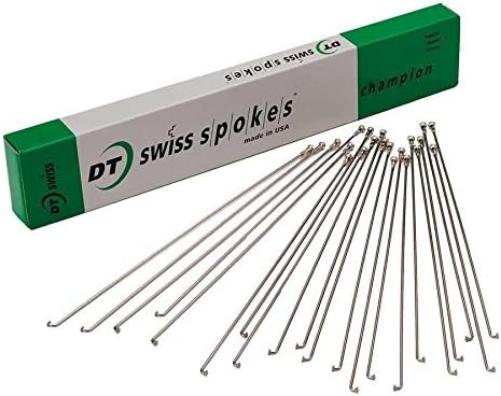 DT Swiss Champion silver spokes 14 g = 2 mm box 100, 298 mm