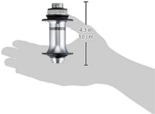 Shimano HB-RS770 Front hub for Centre-Lock disc mount, 36h, 100 x 12 mm, black / silver