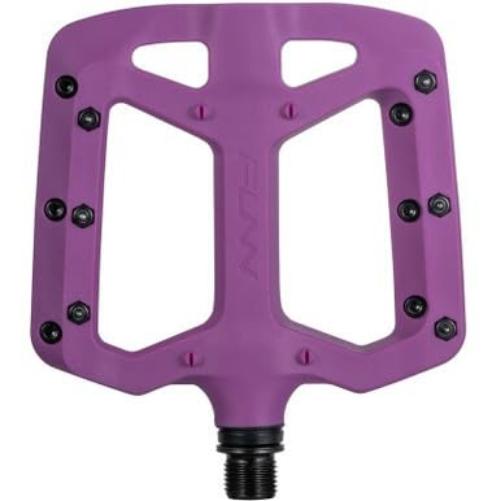Funn Taipan Glass Fiber Reinforced Thermoplastic Bike Pedals with 9/16-inch CrMo Axles and Shin-Friendly Pins for MTB/BMX/Urban/Gravel Riding
