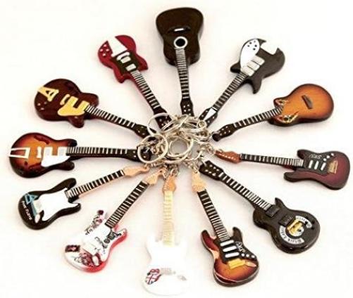 Music Legend Collection B.B. King Lucille Wooden Guitar Keyring