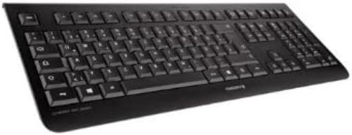 CHERRY DW 3000, Wireless Desktop Set, French Layout (AZERTY), 2.4 GHz RF Flat Design, Low-Noise Keys, Symmetrical Mouse
