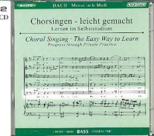 Messe h-moll, BWV 232, Chorstimme Bass, 2 Audio-CDs