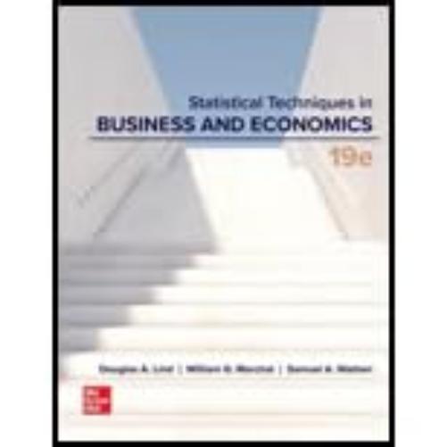 Loose Leaf for Statistical Techniques in Business and Economics