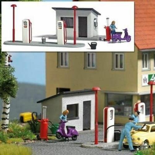 Busch - A-set: Tankstelle H0