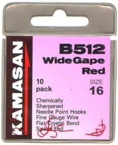 Kamasan Kamasan Spade B512 Red sz14 10x20pk
