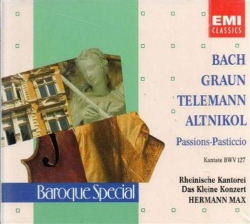 Pasiones Y Cantatas Del Barroc