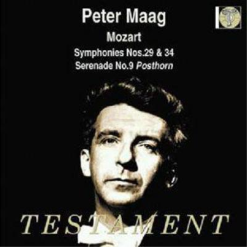 Symphonies Nos. 29 and 34, Serenade No. 9 (Maag)