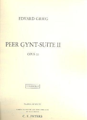 PEER GYNT SUITE NO. 2 OP. 55 ORCHESTRE