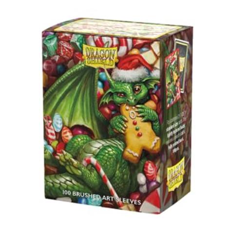 Dragon Shields: (100) Brushed Art - Christmas 2024 (Display 10)