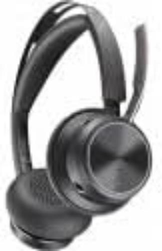 Poly Voyager Focus 2 - Headset - On-Ear - Bluetooth - Wireless - Active Noise Cancelling - Usb-C Via Bluetooth Adapter -