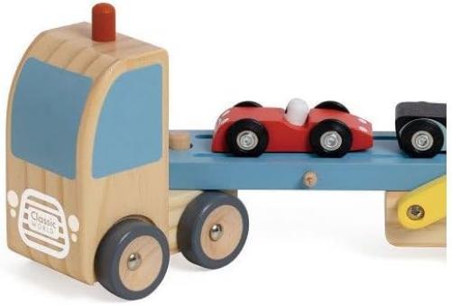 Classic World Wooden Transporter with 3 Cars
