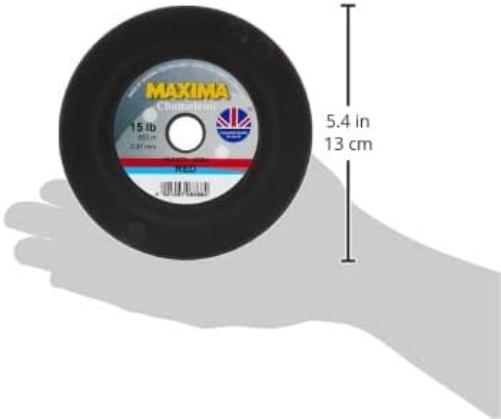 Maxima Maxima Red 600m Bulk Spool 15lb