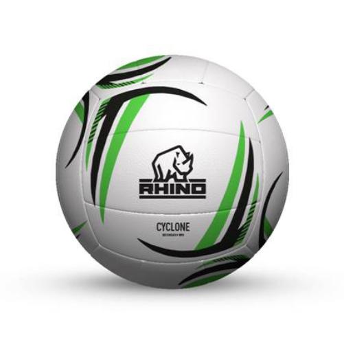 Rhino Cyclone Netball 5 White/Green/Grey 5 White/Green/Grey