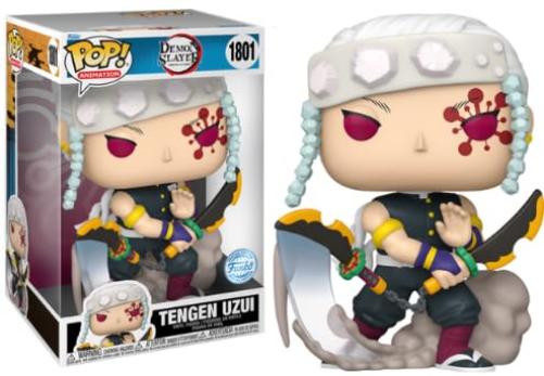 Funko Pop! Jumbo: Demon Slayer - Tengen Uzui- Vinyl-Sammelfigur - Geschenkidee - Offizielle Handelswaren - Spielzeug Für Kinder und Erwachsene - Anime Fans - Modellfigur Für Sammler