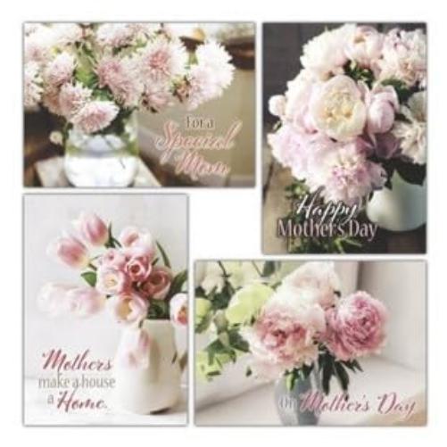 Warner Press Card-Boxed-Bouquets for Mom Assorted (Pack of 12